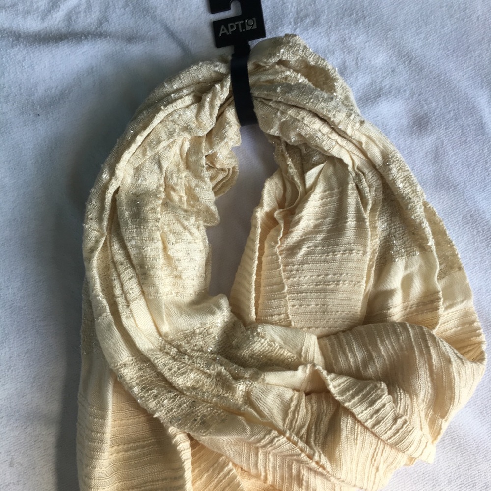 Cream Loop Scarf